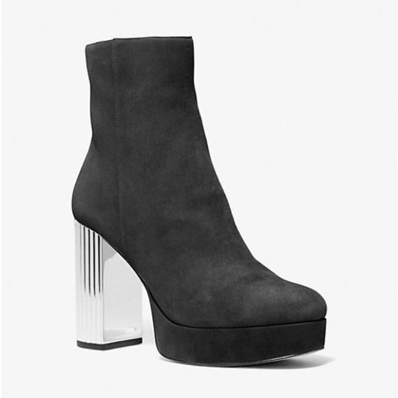 Michael Kors | As Is Porter Suede Platform Ankle Boot - Picture 1 of 7